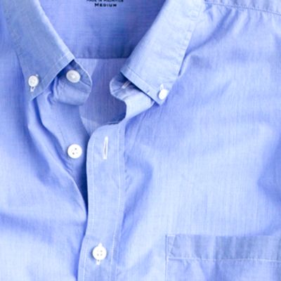 Secret Wash lightweight shirt in pinpoint stripe