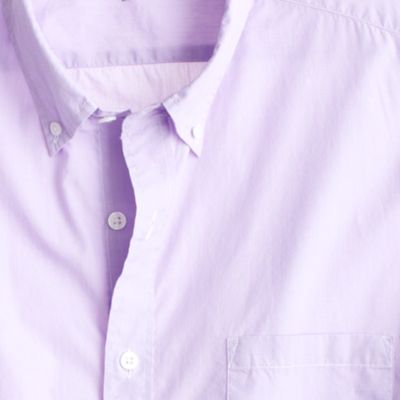 Secret Wash lightweight shirt in pinpoint stripe