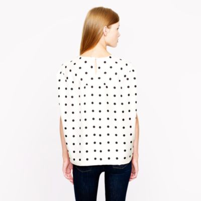 Collection silk dot top