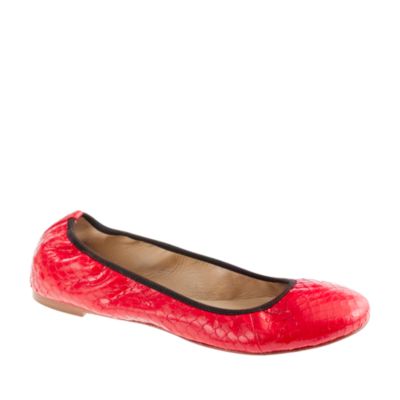 Collection Lula snakeskin ballet flats