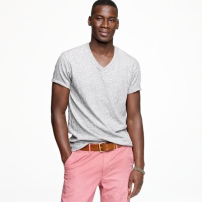 Jasp&eacute; V-neck tee in slim fit