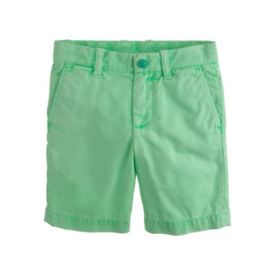 Boys' Stanton short in garment-dyed chino