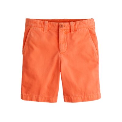 Boys' Stanton short in garment-dyed chino