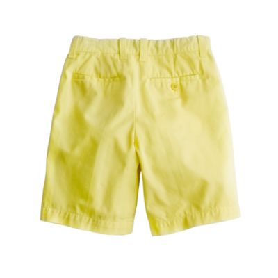 Boys' Stanton short in garment-dyed chino