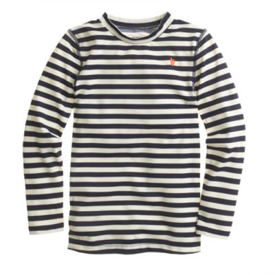 Girls' rash guard in stripe