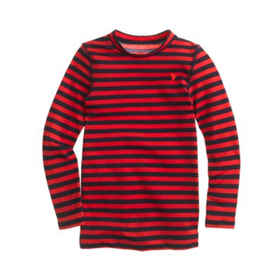 Girls' rash guard in stripe