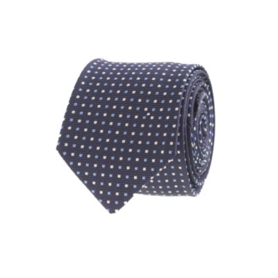Multi-dot silk tie