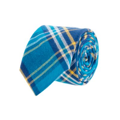 Plaid oxford tie