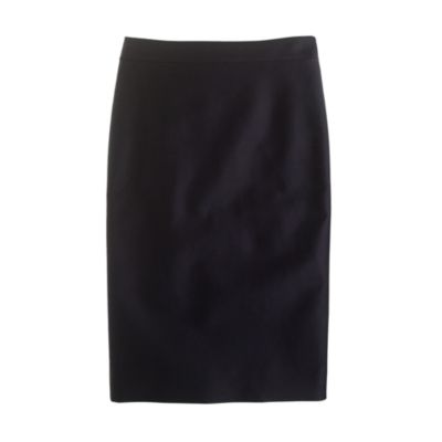 No. 2 pencil skirt in double-serge cotton