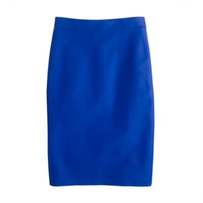 No. 2 pencil skirt in double-serge cotton
