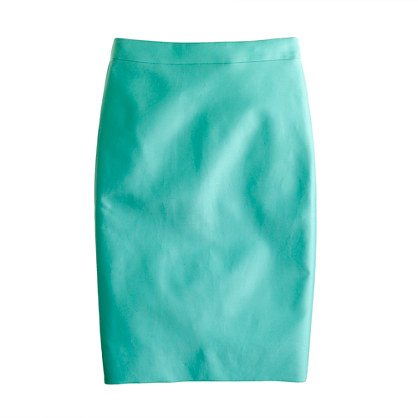 No. 2 pencil skirt in double-serge cotton