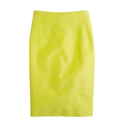 No. 2 pencil skirt in double-serge cotton