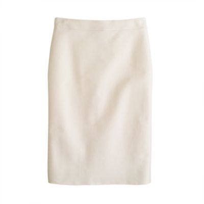 No. 2 pencil skirt in double-serge cotton