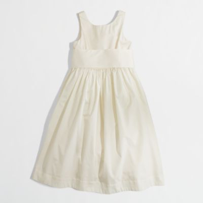 Factory girls' bow sash party dress