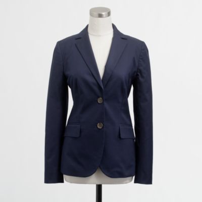 Factory suiting blazer in cotton