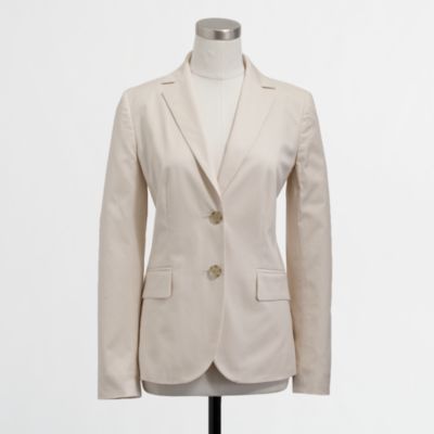 Factory suiting blazer in cotton