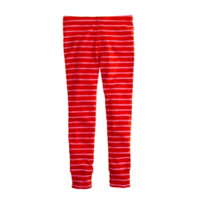Girls' long-sleeve sleep set in stripe