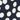 navy girls' scatter-dot long bubble skirt