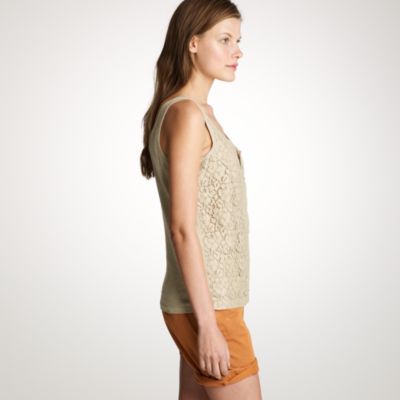 Lace-over tank