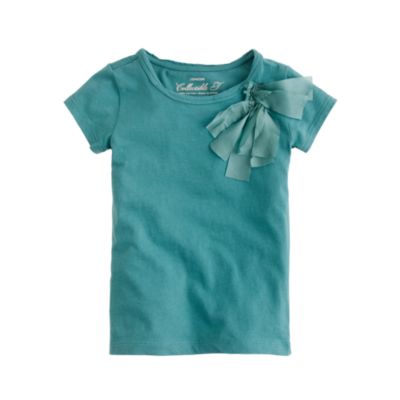 Girls' ribbon cluster tee