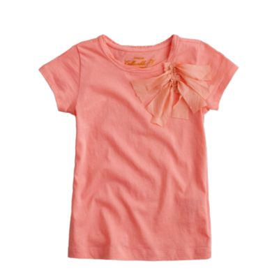 Girls' ribbon cluster tee