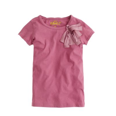Girls' ribbon cluster tee