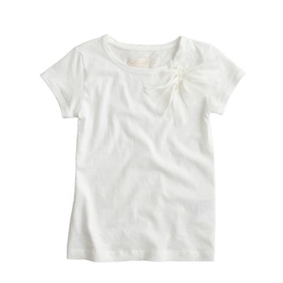 Girls' ribbon cluster tee