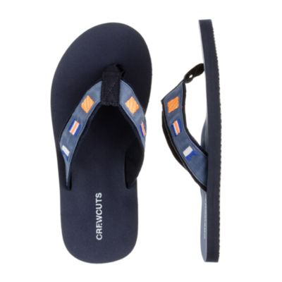Boys' critter flip-flops