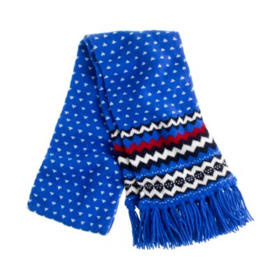 Drake's&reg; zigzag scarf