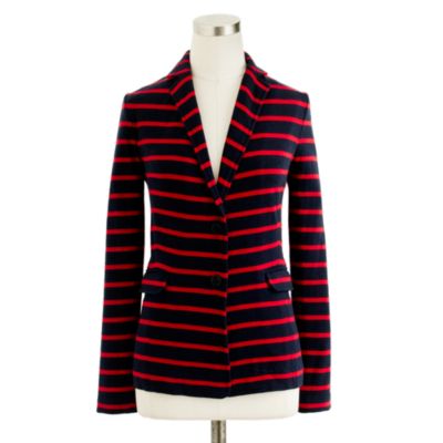 Maritime-stripe blazer