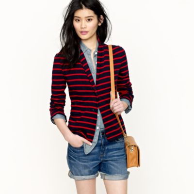 Maritime-stripe blazer