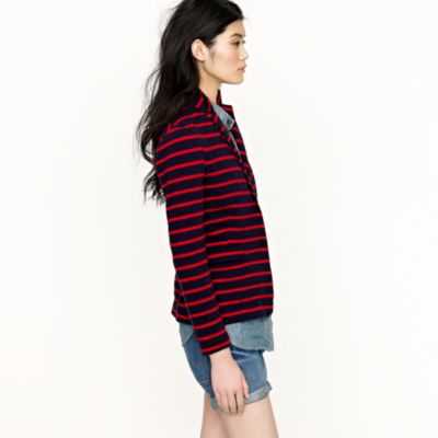 Maritime-stripe blazer