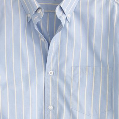 Slim Secret Wash shirt in yellow stripe