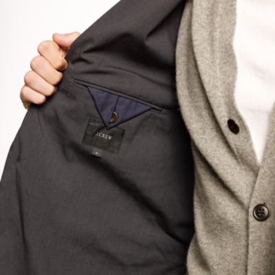 Unconstructed Ludlow sportcoat in Japanese cotton twill