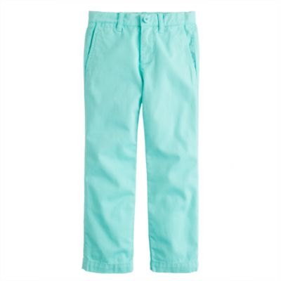 Boys' sun-faded chino in straight fit