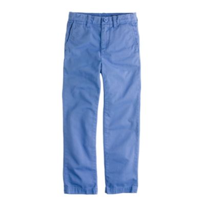 Boys' sun-faded chino in straight fit