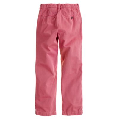Boys' sun-faded chino in straight fit
