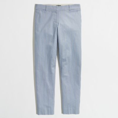 Factory skimmer pant in seersucker