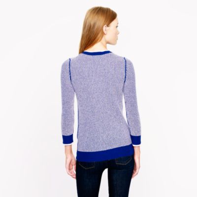 Collection cashmere waffle sweater