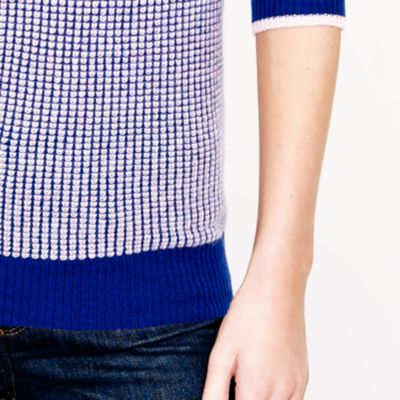 Collection cashmere waffle sweater