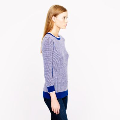 Collection cashmere waffle sweater