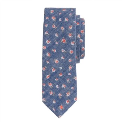 Chambray floral tie<BulletPoint></BulletPoint>