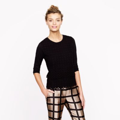 Circle lace top
