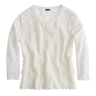 Circle lace top