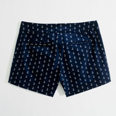 Factory 3" printed stretch chino short