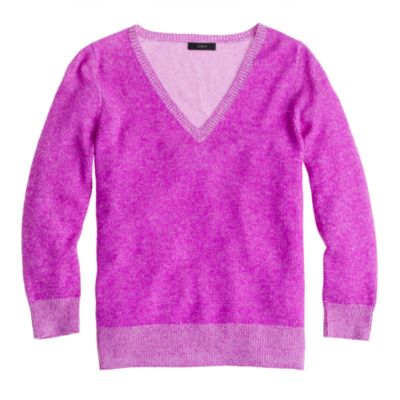 Collection cashmere plaited V-neck sweater