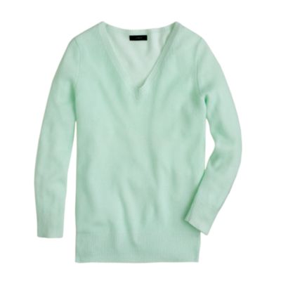 Collection cashmere plaited V-neck sweater