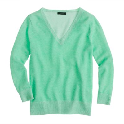 Collection cashmere plaited V-neck sweater