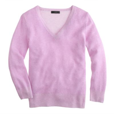 Collection cashmere plaited V-neck sweater