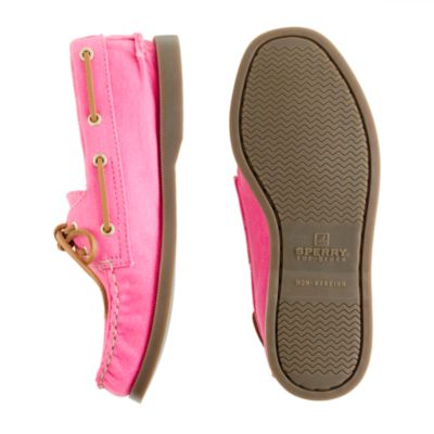 Girls' Sperry Top-Sider&reg; Authentic Original 2-eye boat shoes in twill